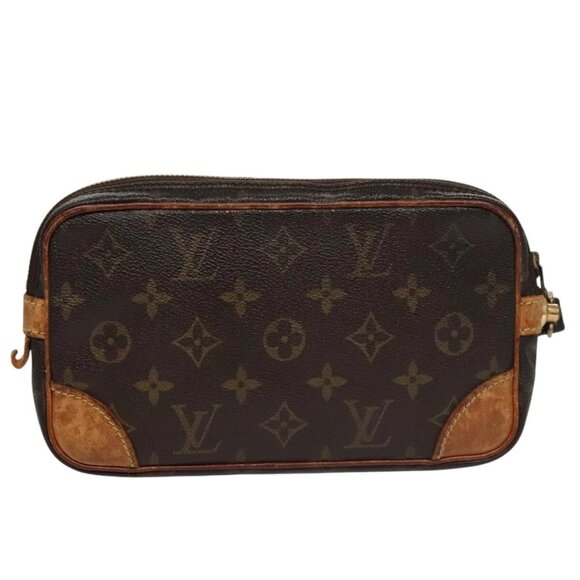 LOUIS VUITTON Monogram Marly Dragonne PM Clutch Bag M51827 LV Auth bs21421 - Picture 2 of 16